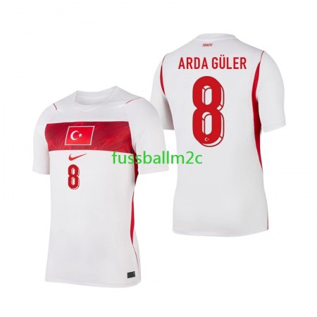 Fußballtrikots Türkei Arda Guler 8 Auswärts Trikotsatz WM 2026